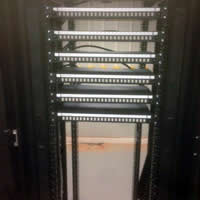 Fibre Optic Cabling - DC Install 6x24 Duplex LC core cabinet