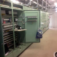 Fibre Optic Cabling - PLC control panel plant room